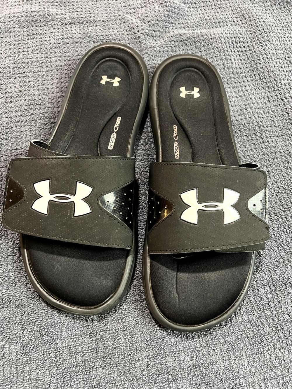 Under Armour Sandals Black, Men's size 12